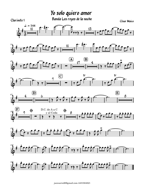 La imagen puede contener una previsualizacion de una partitura
